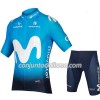 Conjunto Maillot + Culotte Corto 2018 Movistar Team N001